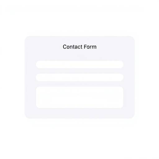 Illustration d'un formulaire de contact