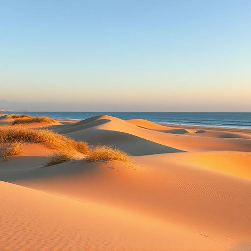 Image haute résolution des dunes de la Plage de l'Espiguette
