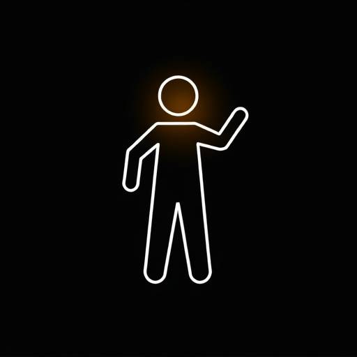 Représentation graphique d'une personne stylisée symbolisant l'accessibilité pour tous.