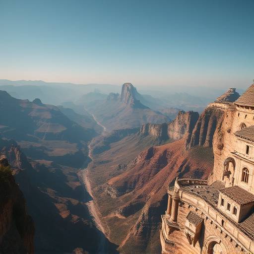 Vue panoramique d'un lieu de tournage exceptionnel